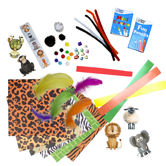 Knutselpakket houten naamslinger - Thema Dieren
