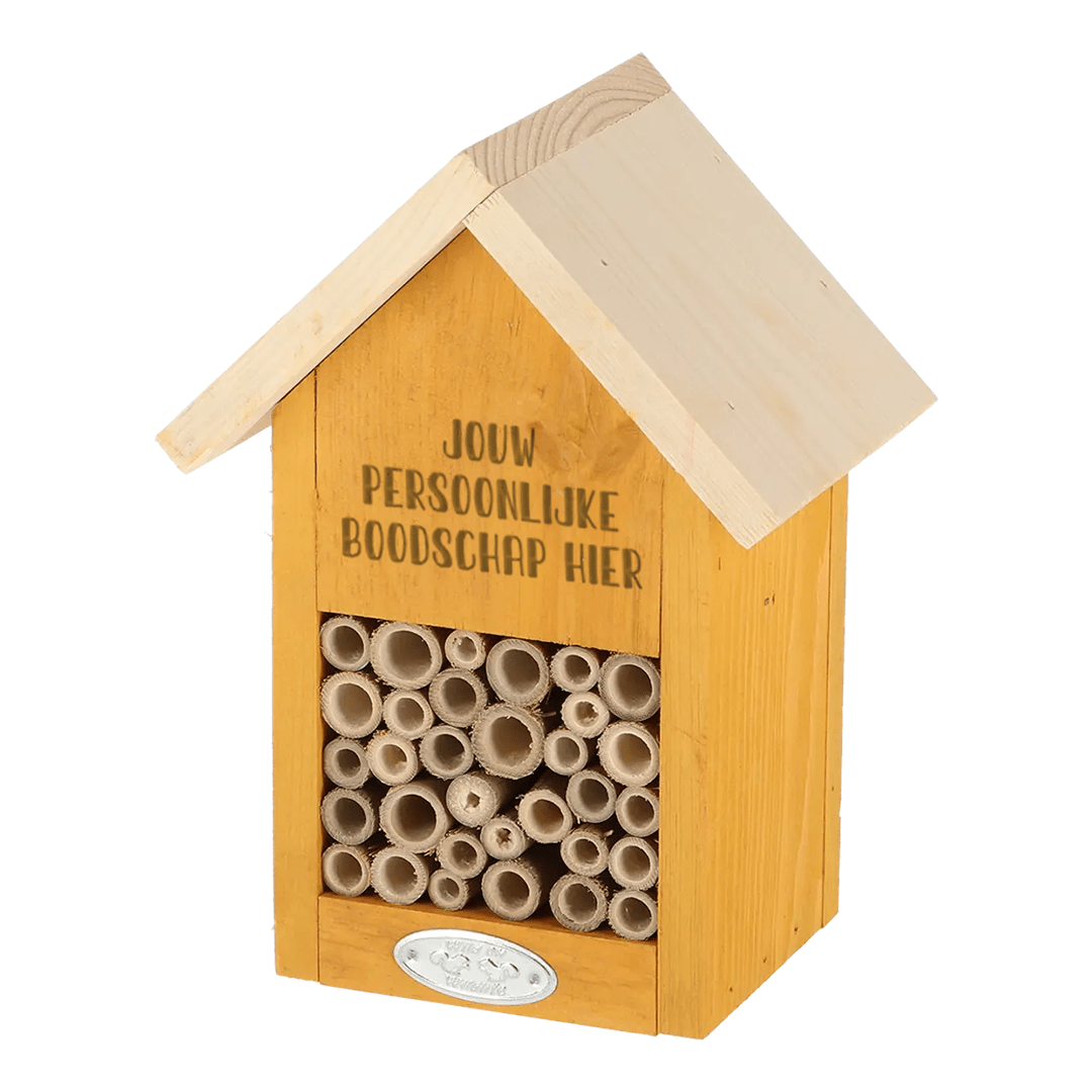 Gepersonaliseerd bijenhuis | Geel - Creating adventure