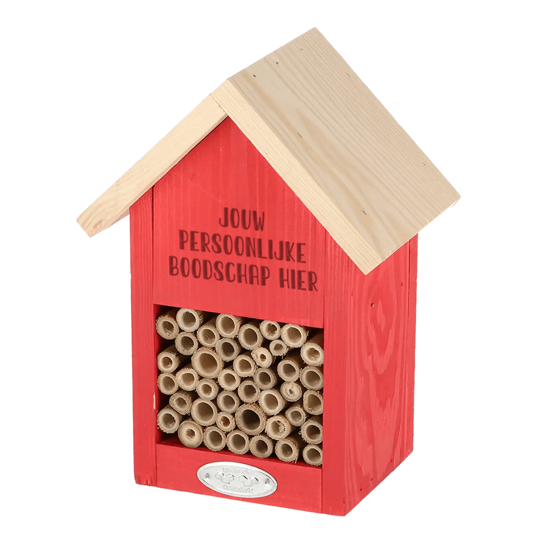 Gepersonaliseerd bijenhuis | Rood - Creating adventure