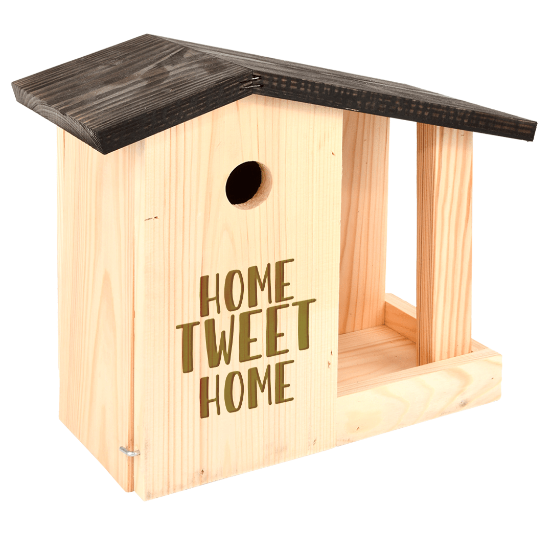 Gepersonaliseerde nestkast en voedertafel 2 in 1 - Creating adventure